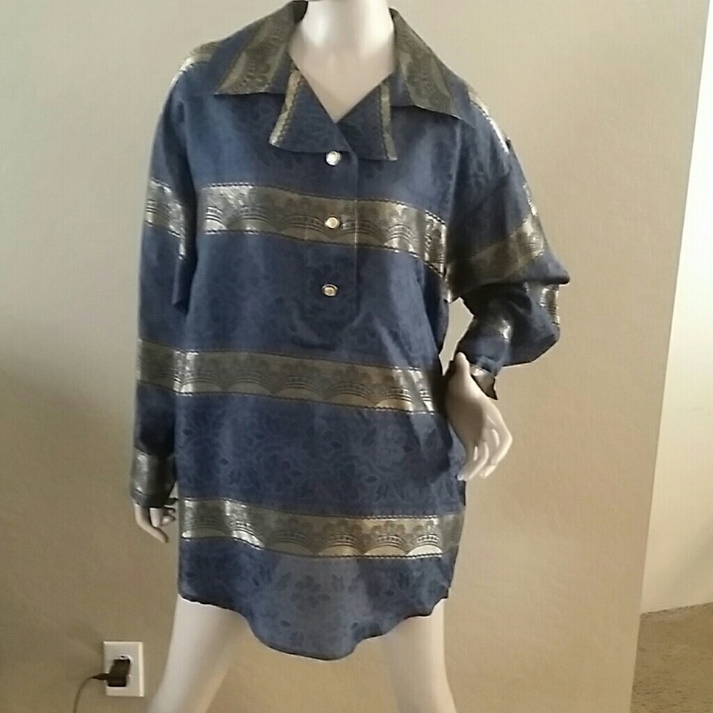 Oro Solo silk top